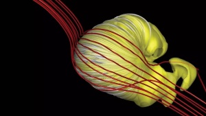 Headline: NASA Reveals Heliosphere's True Shape: Our Solar System's Shield Resembles a Deflated Croissant, Not a Comet