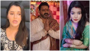 Bhojpuri Star Pawan Singh Embroiled in Controversy: Anjali Raghav Quits Industry Amidst Inappropriate Touching Allegations; Wife Jyoti Singh Makes Emotional Plea.