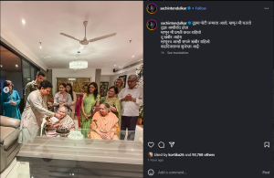 Sachin Tendulkar Celebrates Mother's Birthday with Family, Shares Heartfelt Tribute
