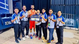 Lakshya Chahar Advances to World Boxing Championships Pre-Quarters; Bartwal's Run Ends