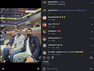MS Dhoni's Surprise US Open Appearance: Cricket Legend Watches Djokovic-Fritz Showdown