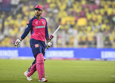 Nitish Rana during an IPL match