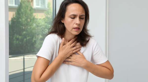 Shortness of breath with simple tasks