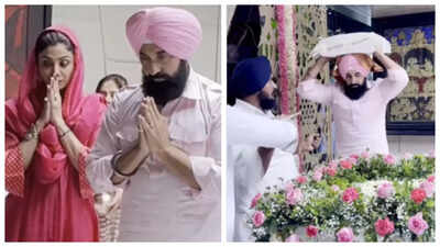 Shilpa Shetty, Raj Kundra perform Sukhmani Sahib Paath at home amid 60 crore fraud case: 'In these times when Punjab...'