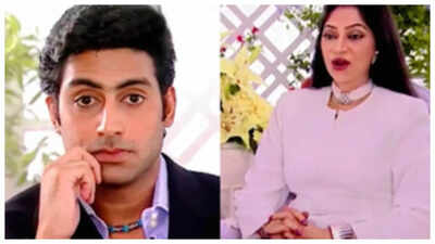 When Simi Garewal caught Abhishek Bachchan in cheeky mood, actor called her ‘aunty,’ imitated dad Amitabh Bachchan