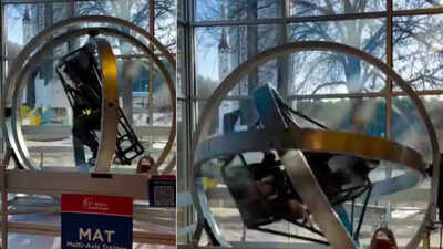 ‘Let’s get spinning’: Indian astronaut Shubhanshu Shukla gives rare look at NASA’s multi-axis trainer and space training